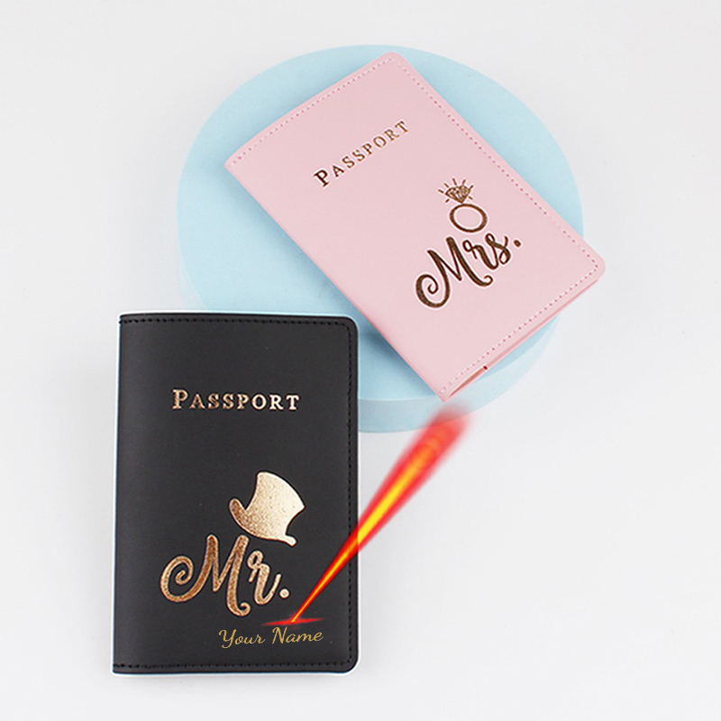 Personalized Name Box - Dostosuj nazwę Mr/Mrs Logo Okładka na