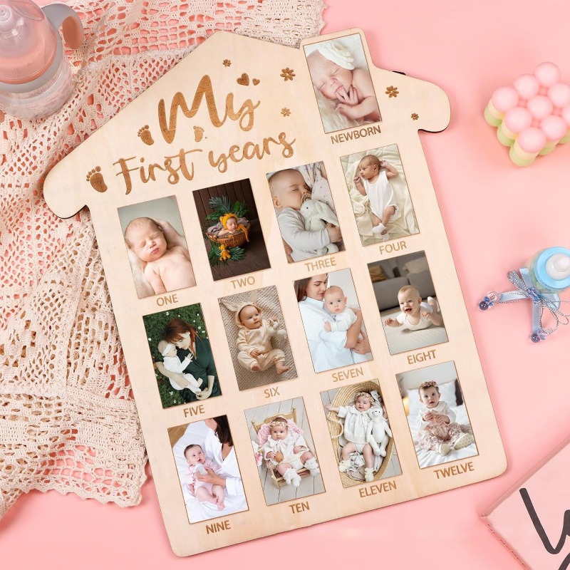 Engraved Wood Frame - Drewniana ramka na zdjęcia pamiątkowe dla