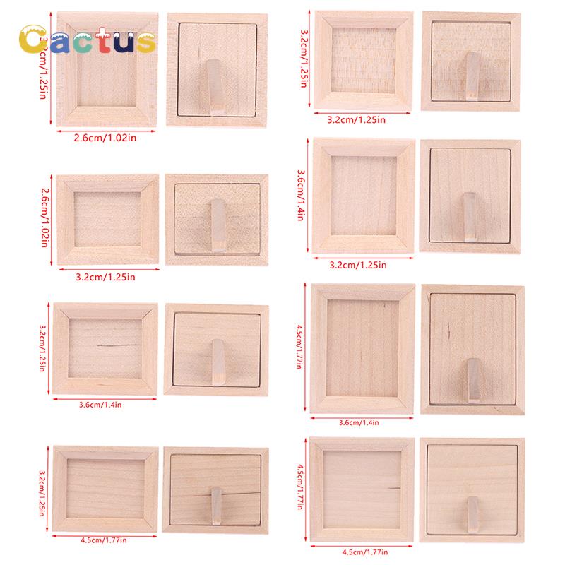 1Pc 1/12 Dollhouse miniaturowe – Engraved Wood Frame recenzja i cena