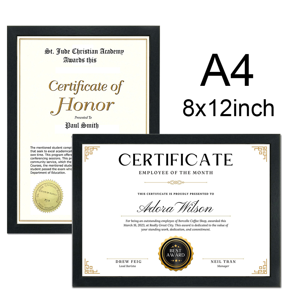 1/2/3 szt. Drewniana ramka na  – Engraved Wood Frame recenzja i cena