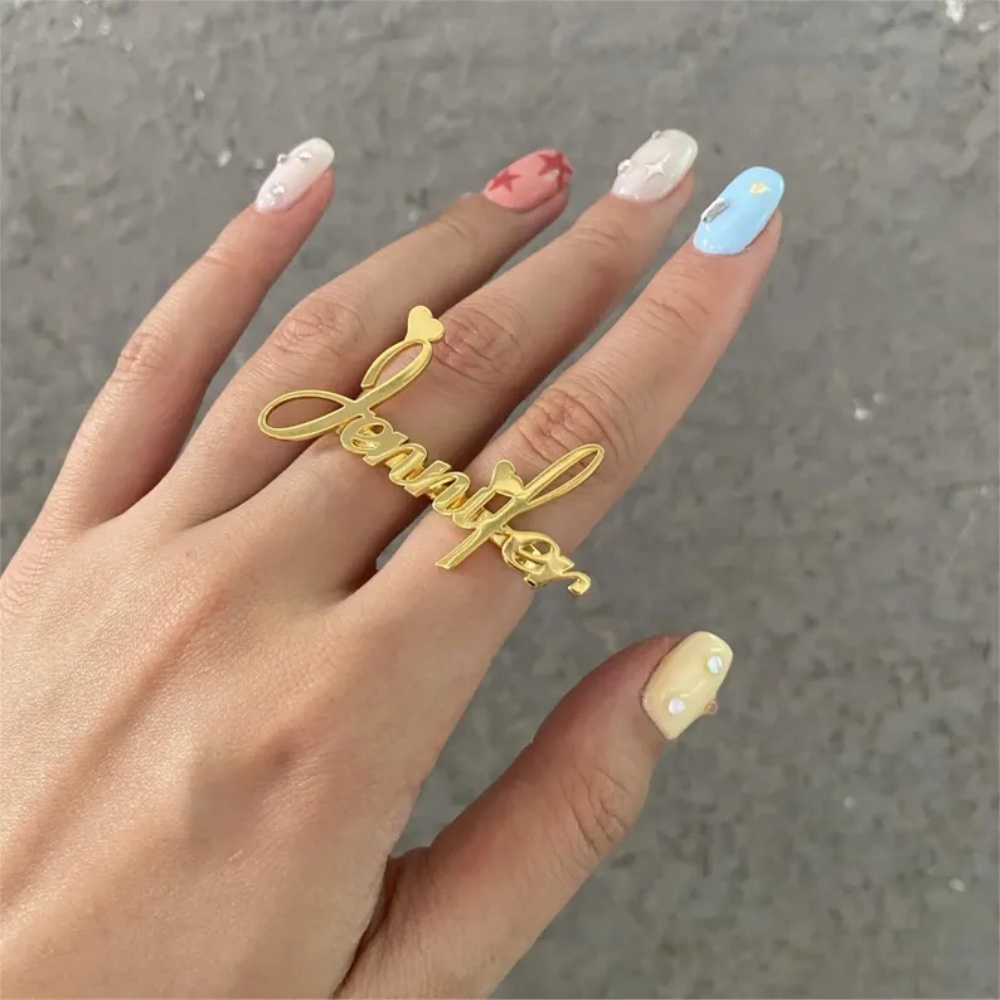 LeeChee Personalizowany Pierśc – Initial Ring Custom recenzja i cena